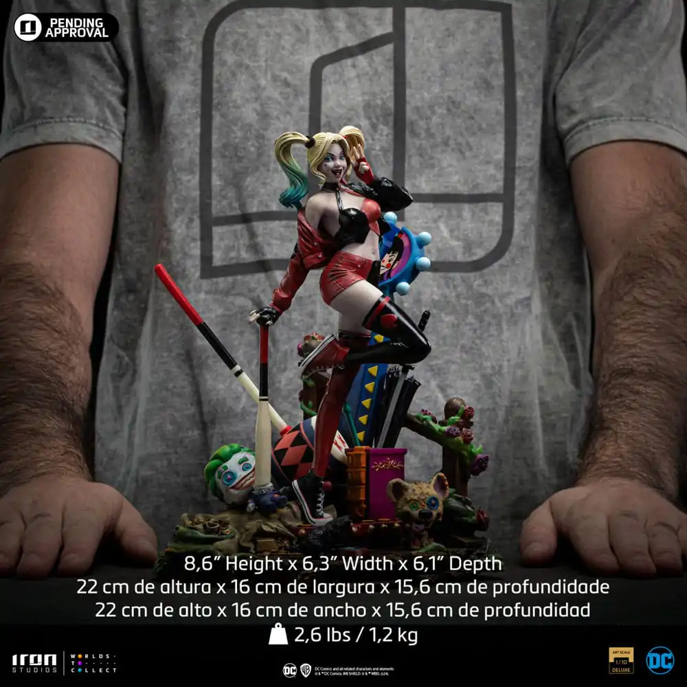 DC Comics Deluxe Art Scale Statue 1/10 Harley Quinn (Gotham City Sirens) 22 cm termékfotó