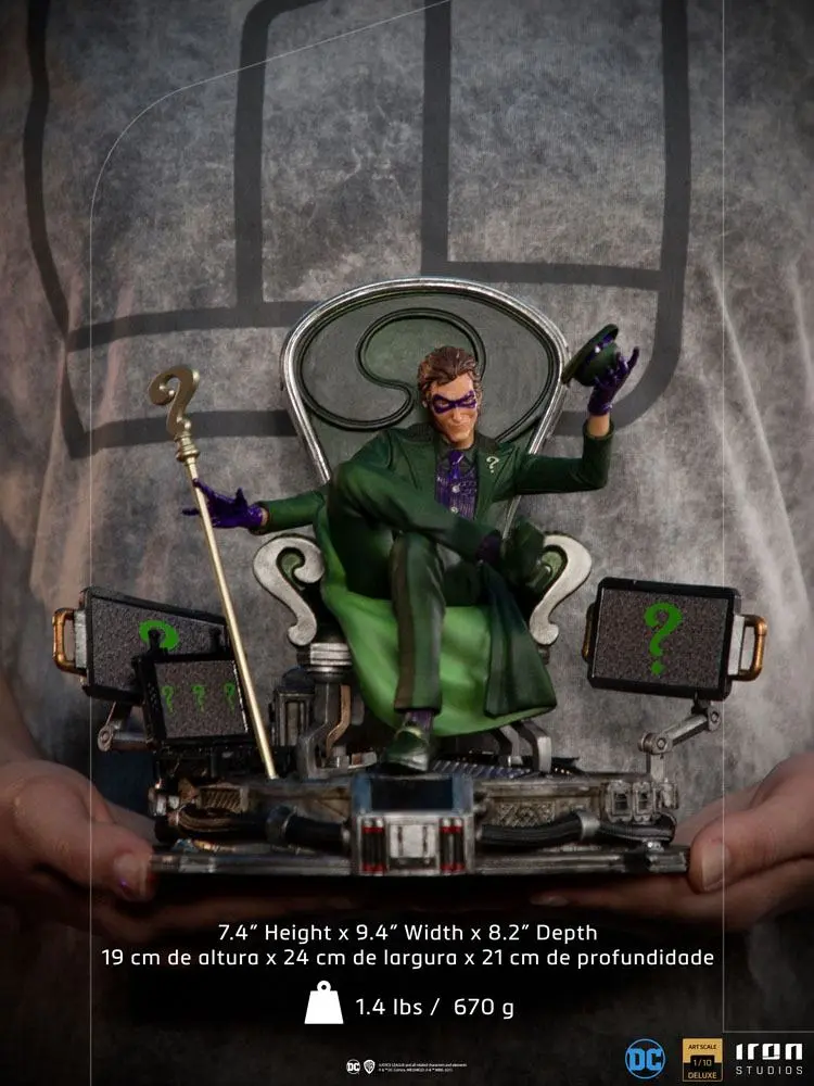 DC Comics Deluxe Art Scale Statue 1/10 The Riddler 24 cm product photo