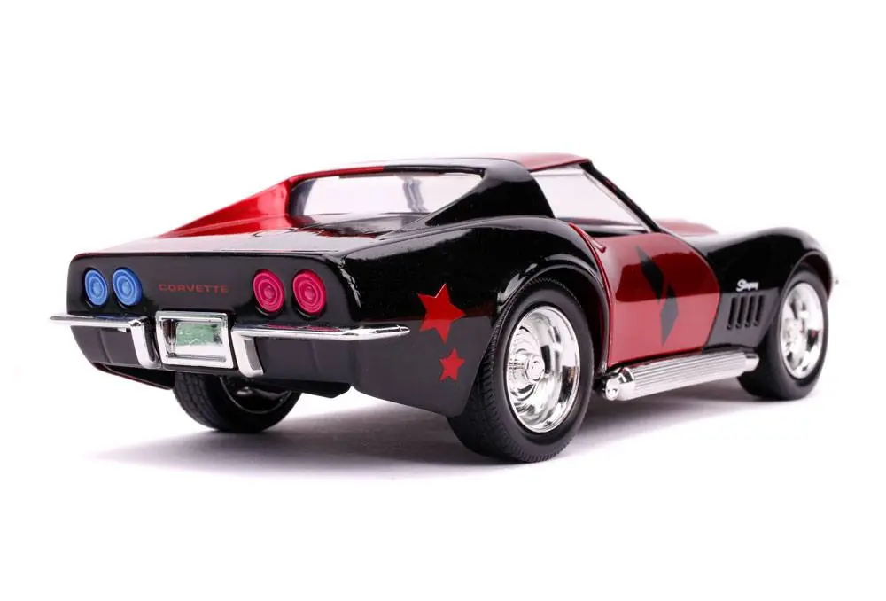DC Comics Diecast Model 1/24 1969 Chevy Corvette Stingray with Figure product photo