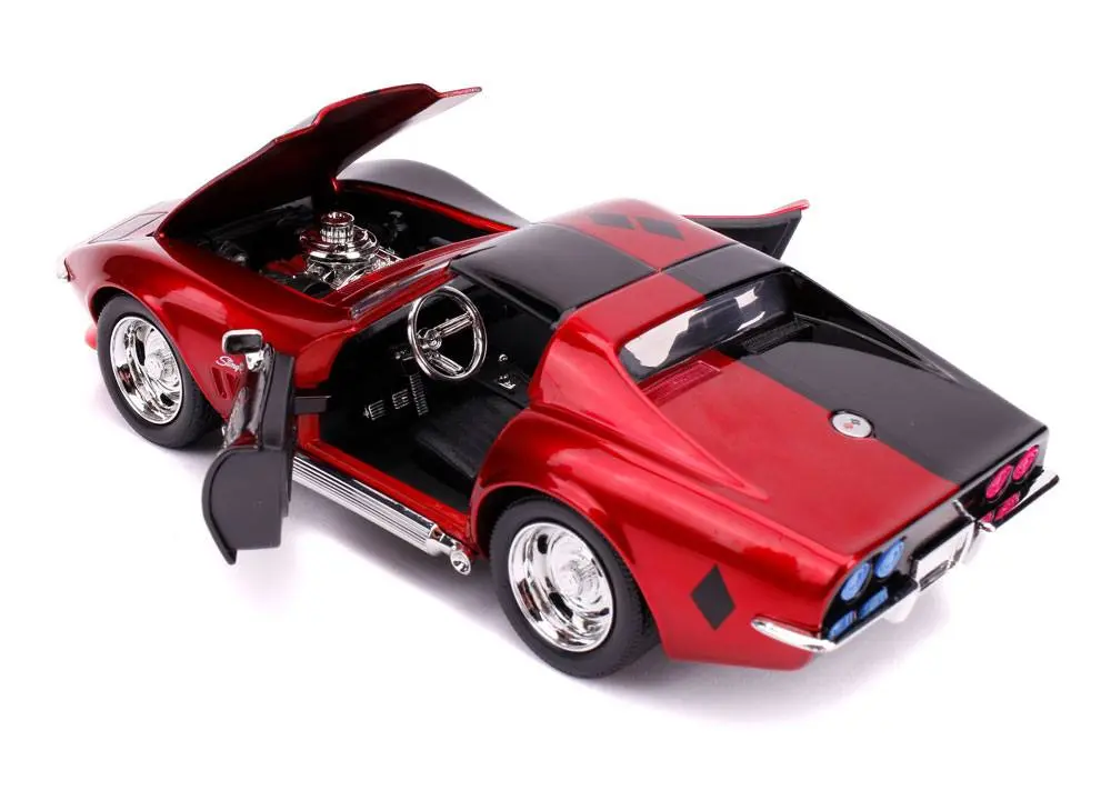 DC Comics Diecast Model 1/24 1969 Chevy Corvette Stingray with Figure product photo