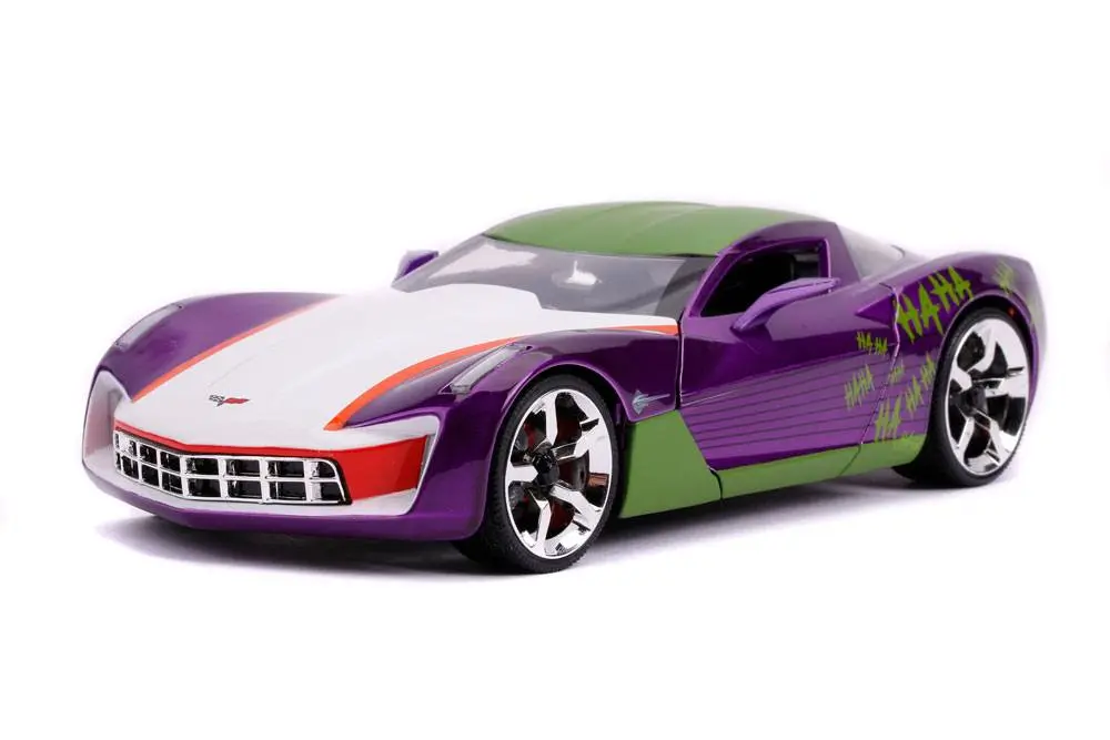 DC Comics Diecast Model 1/24 2009 Chevy Corvette Stingray with Figure product photo