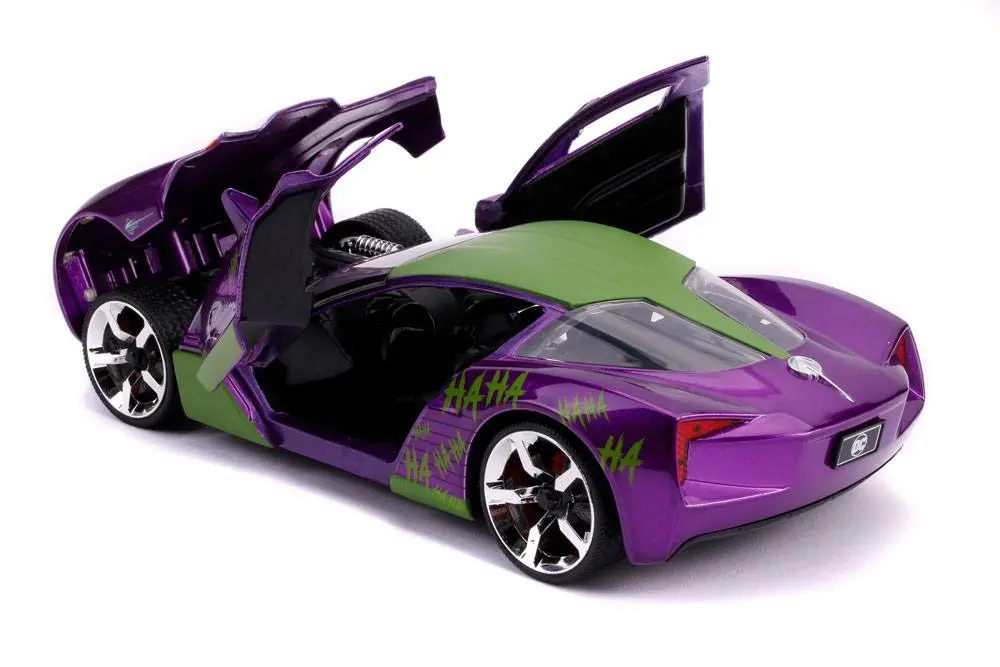 DC Comics Diecast Model 1/24 2009 Chevy Corvette Stingray with Figure product photo