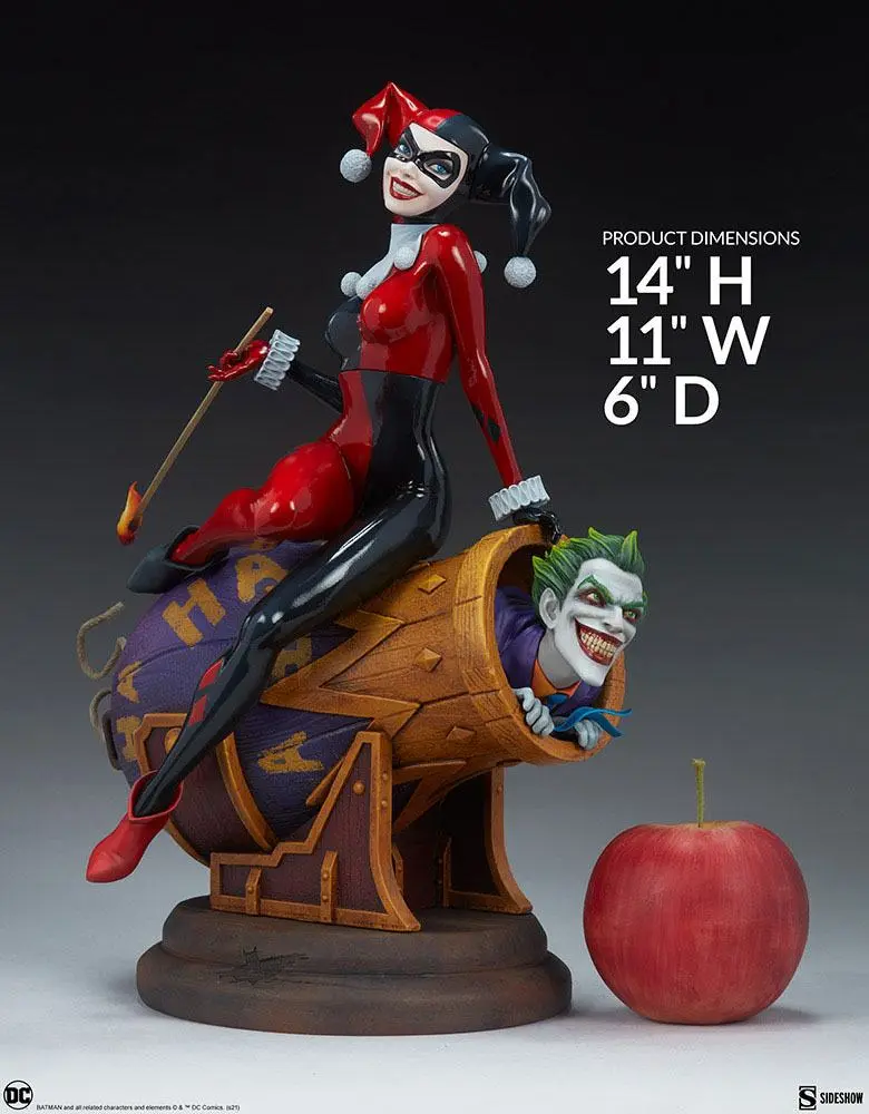 DC Comics Diorama Harley Quinn and The Joker 35 cm product photo