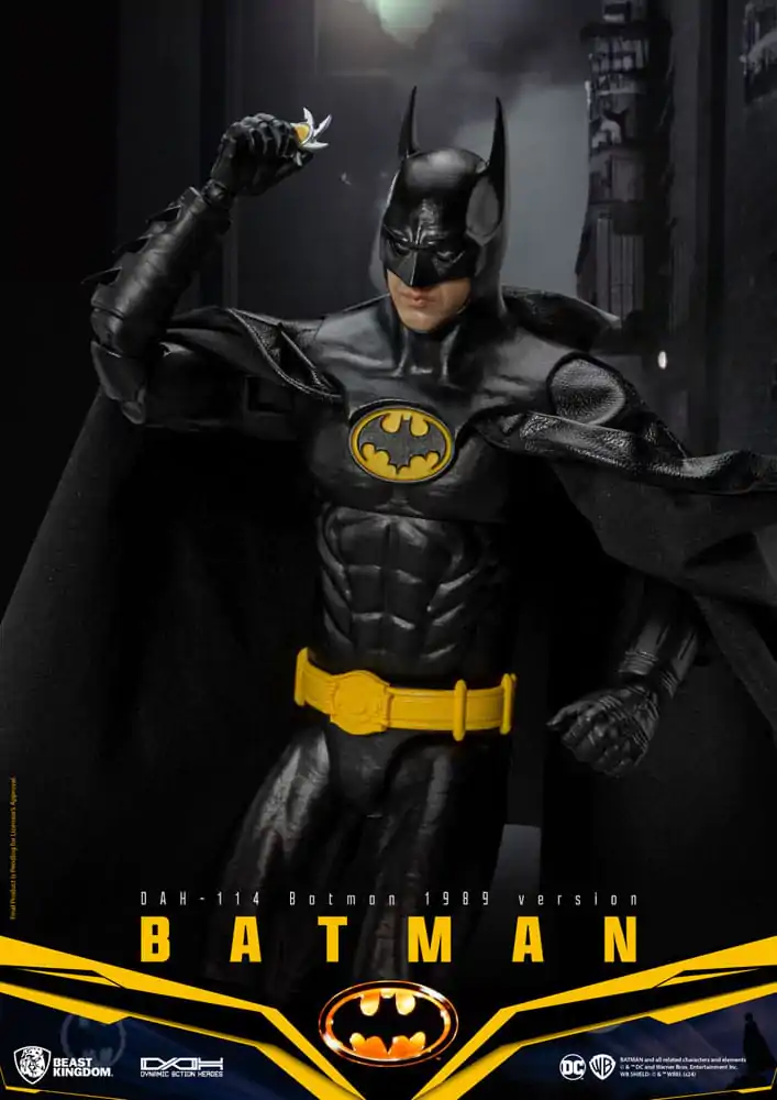 DC Comics Dynamic 8ction Heroes Action Figure 1/9 Batman 1989 Ver. 21 cm termékfotó