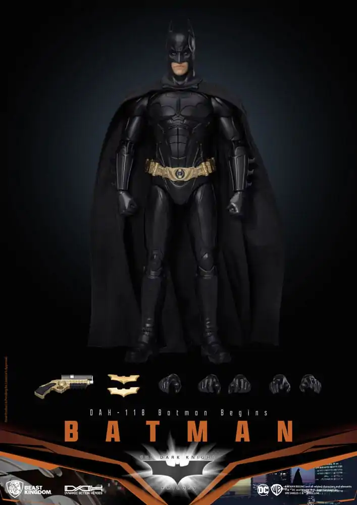 DC Comics Dynamic 8ction Heroes Action Figure 1/9 Batman (Batman Begins) 21 cm termékfotó