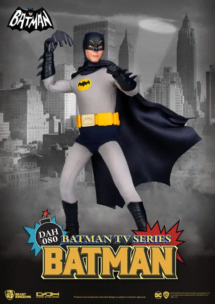 DC Comics Dynamic 8ction Heroes Action Figure 1/9 Batman TV Series Batman 24 cm termékfotó