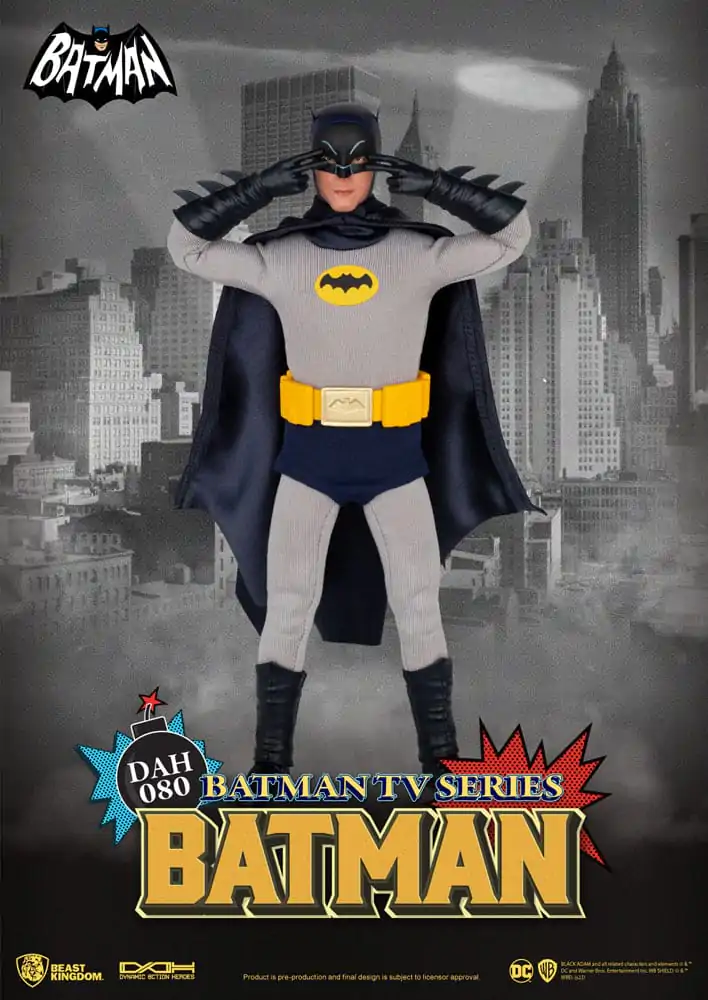 DC Comics Dynamic 8ction Heroes Action Figure 1/9 Batman TV Series Batman 24 cm termékfotó