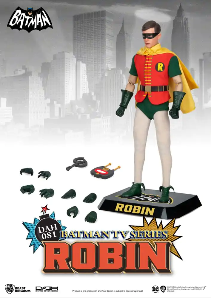 DC Comics Dynamic 8ction Heroes Action Figure 1/9 Batman TV Series Robin 24 cm product photo