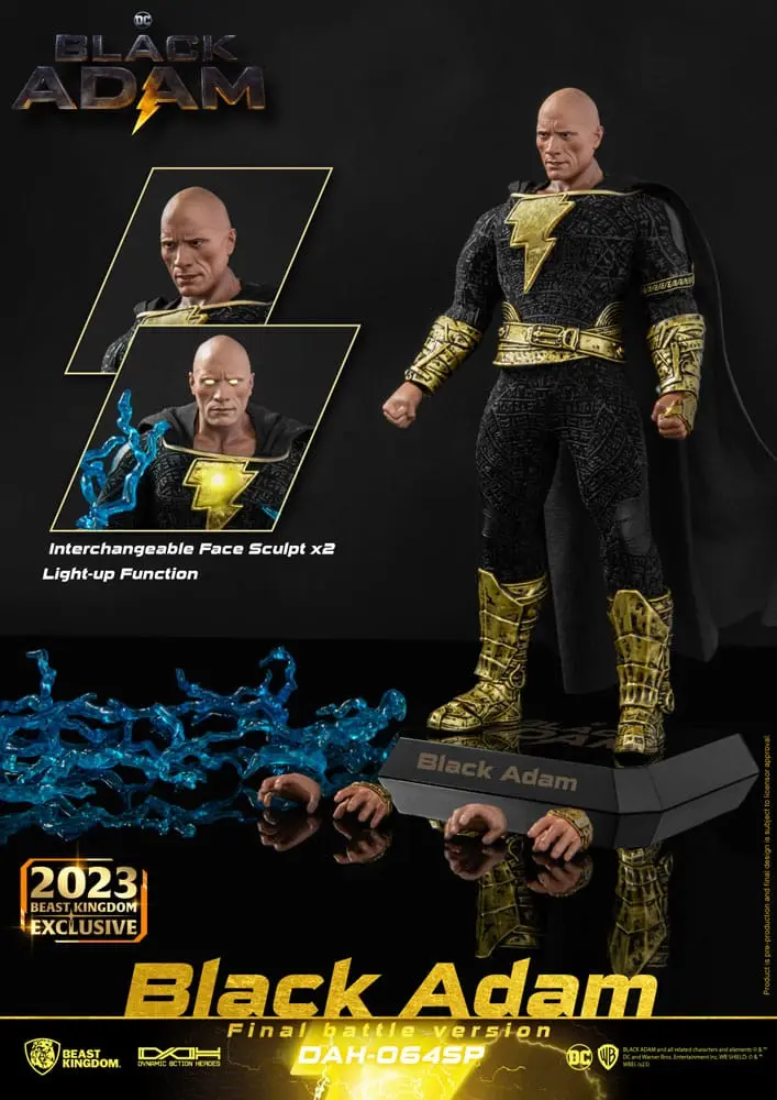 DC Comics Dynamic 8ction Heroes Action Figure 1/9 Black Adam Final Battle Version 18 cm product photo