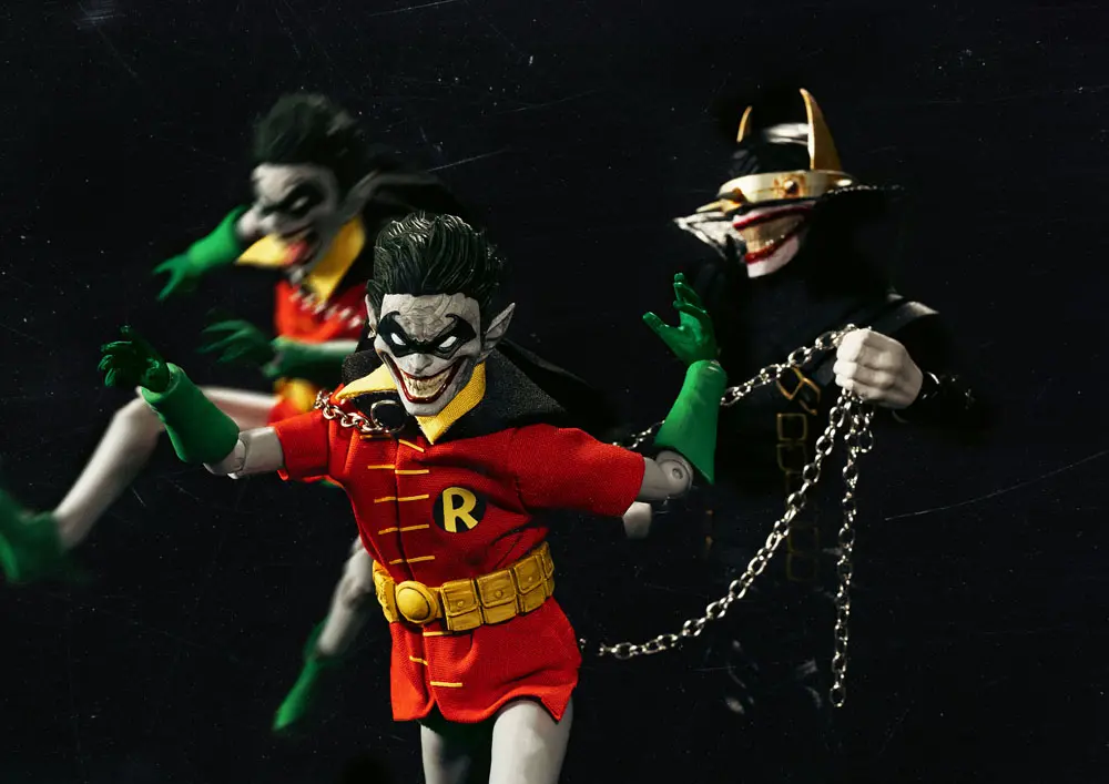 DC Comics Dynamic 8ction Heroes Action Figure 1/9 The Batman Who Laughs and his Rabid Robins DX 20 cm product photo
