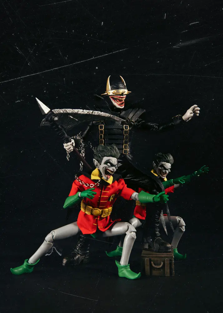 DC Comics Dynamic 8ction Heroes Action Figure 1/9 The Batman Who Laughs and his Rabid Robins DX 20 cm product photo