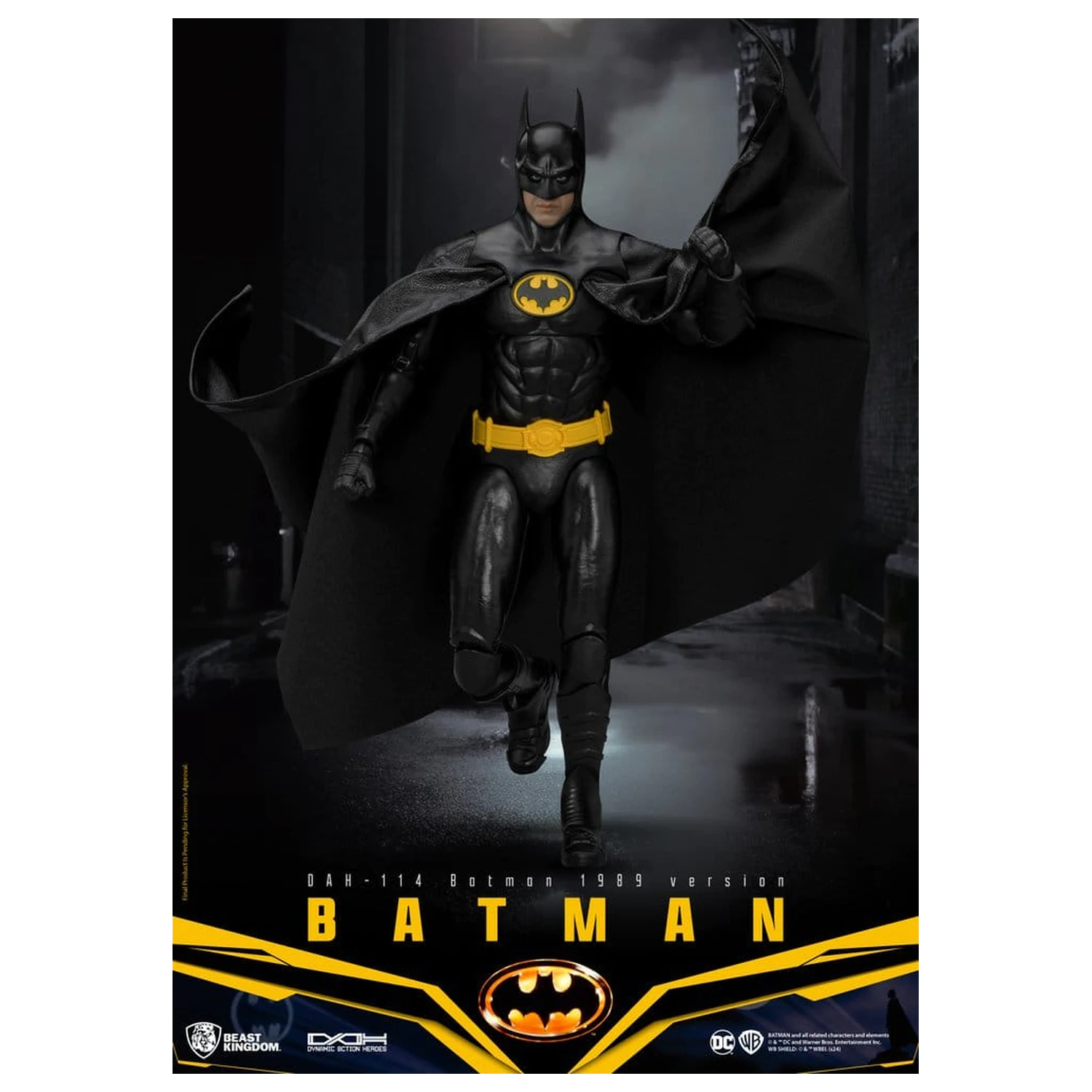 DC Comics Dynamic 8ction Heroes Action Figure Batman 1989 Standard Version 21 cm product photo