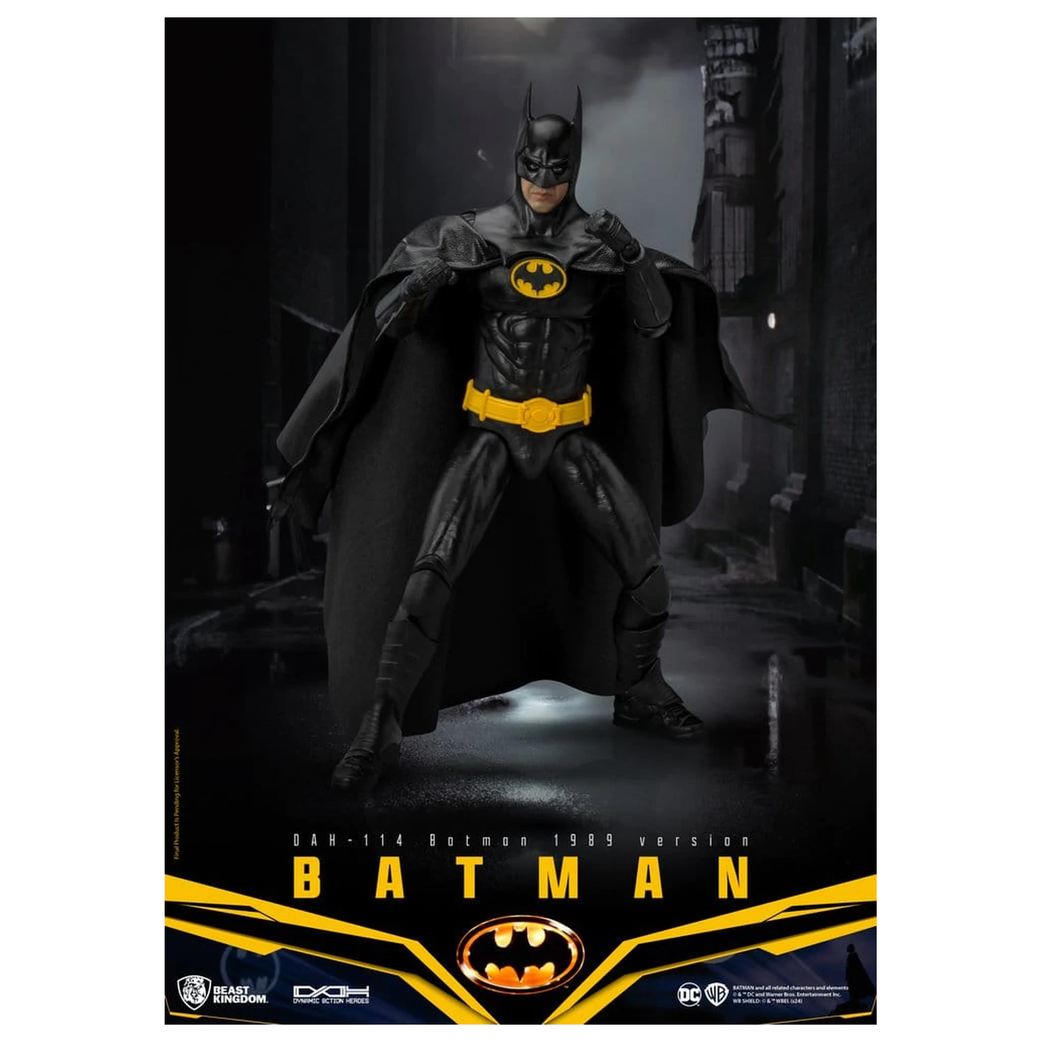 DC Comics Dynamic 8ction Heroes Action Figure Batman 1989 Standard Version 21 cm product photo