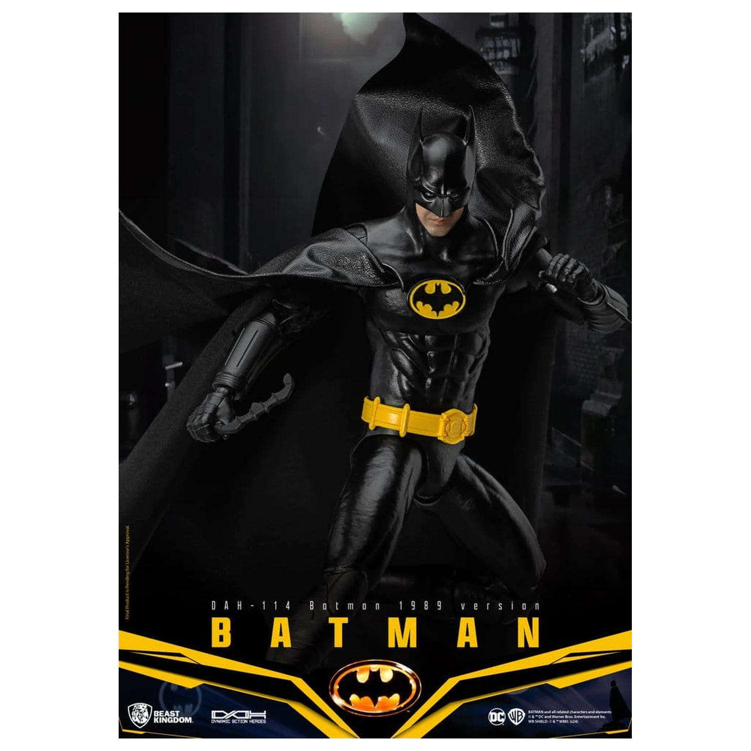 DC Comics Dynamic 8ction Heroes Action Figure Batman 1989 Standard Version 21 cm product photo