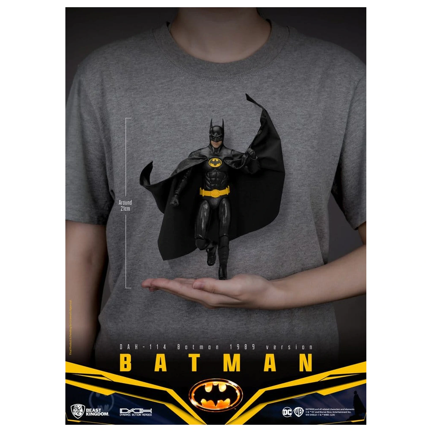 DC Comics Dynamic 8ction Heroes Action Figure Batman 1989 Standard Version 21 cm product photo