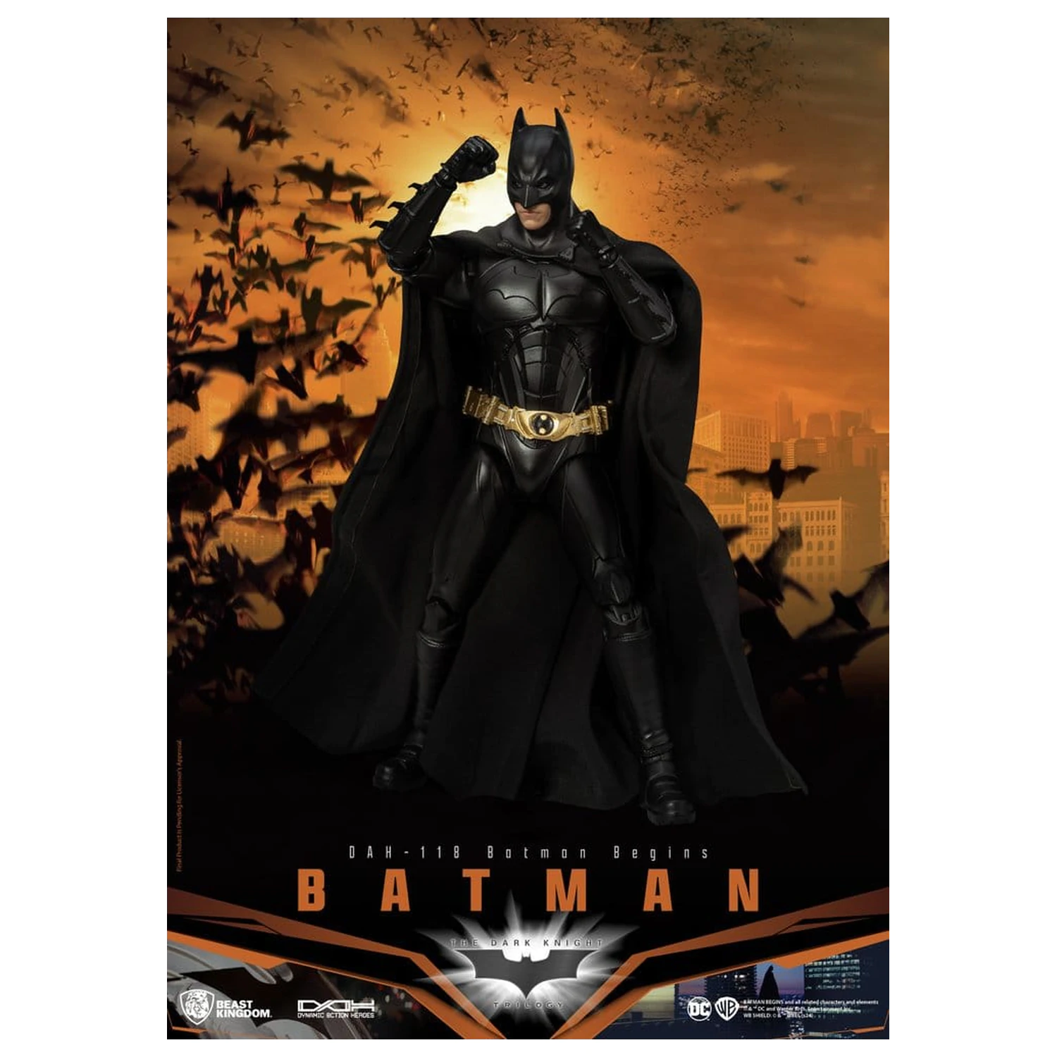 DC Comics Dynamic 8ction Heroes Action Figure Batman (Batman Begins) 21 cm product photo