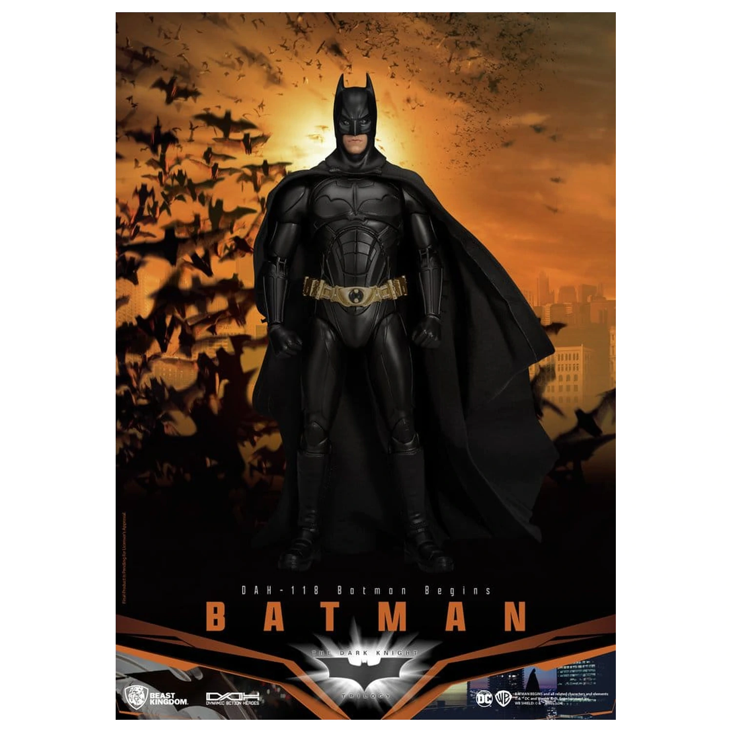 DC Comics Dynamic 8ction Heroes Action Figure Batman (Batman Begins) 21 cm product photo