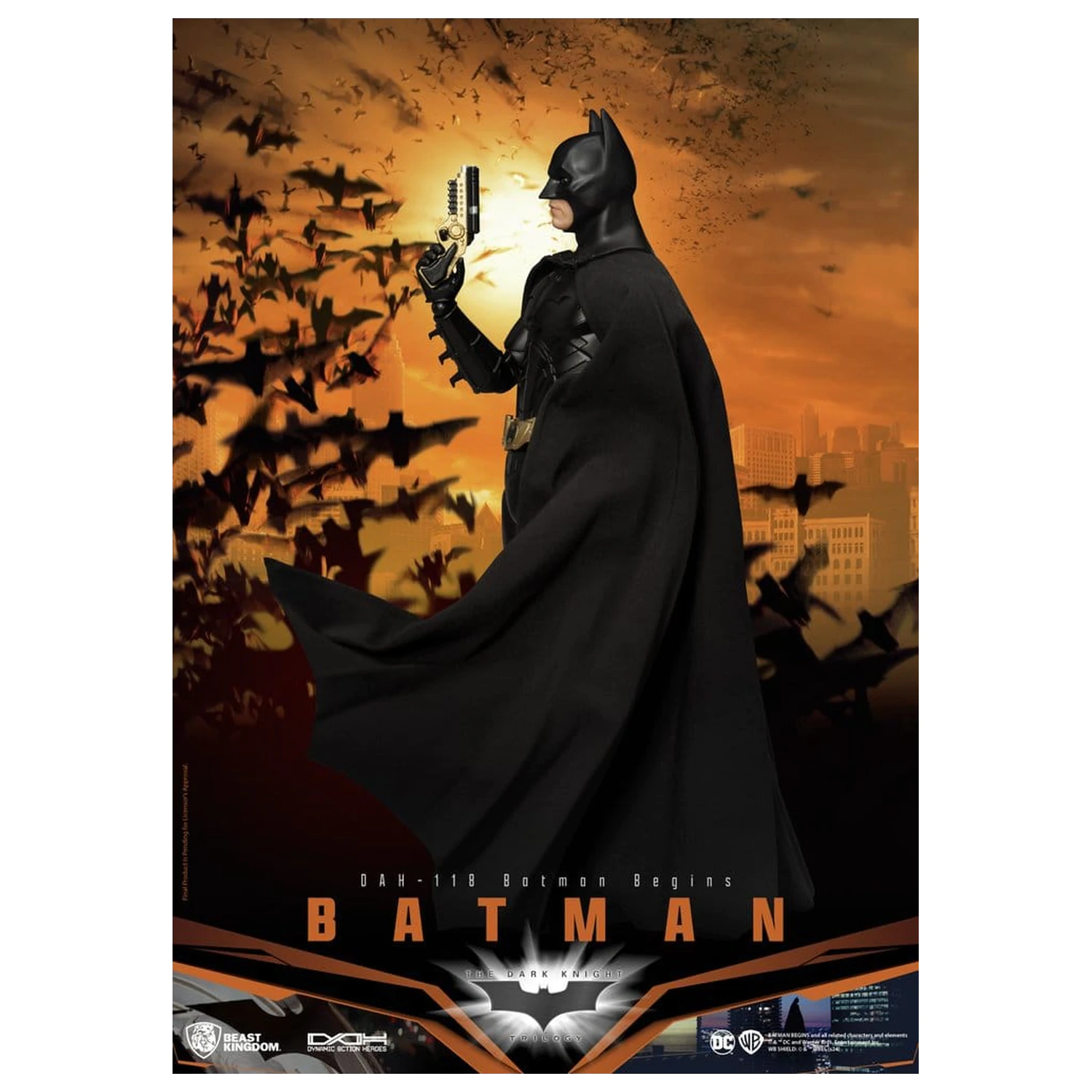 DC Comics Dynamic 8ction Heroes Action Figure Batman (Batman Begins) 21 cm product photo