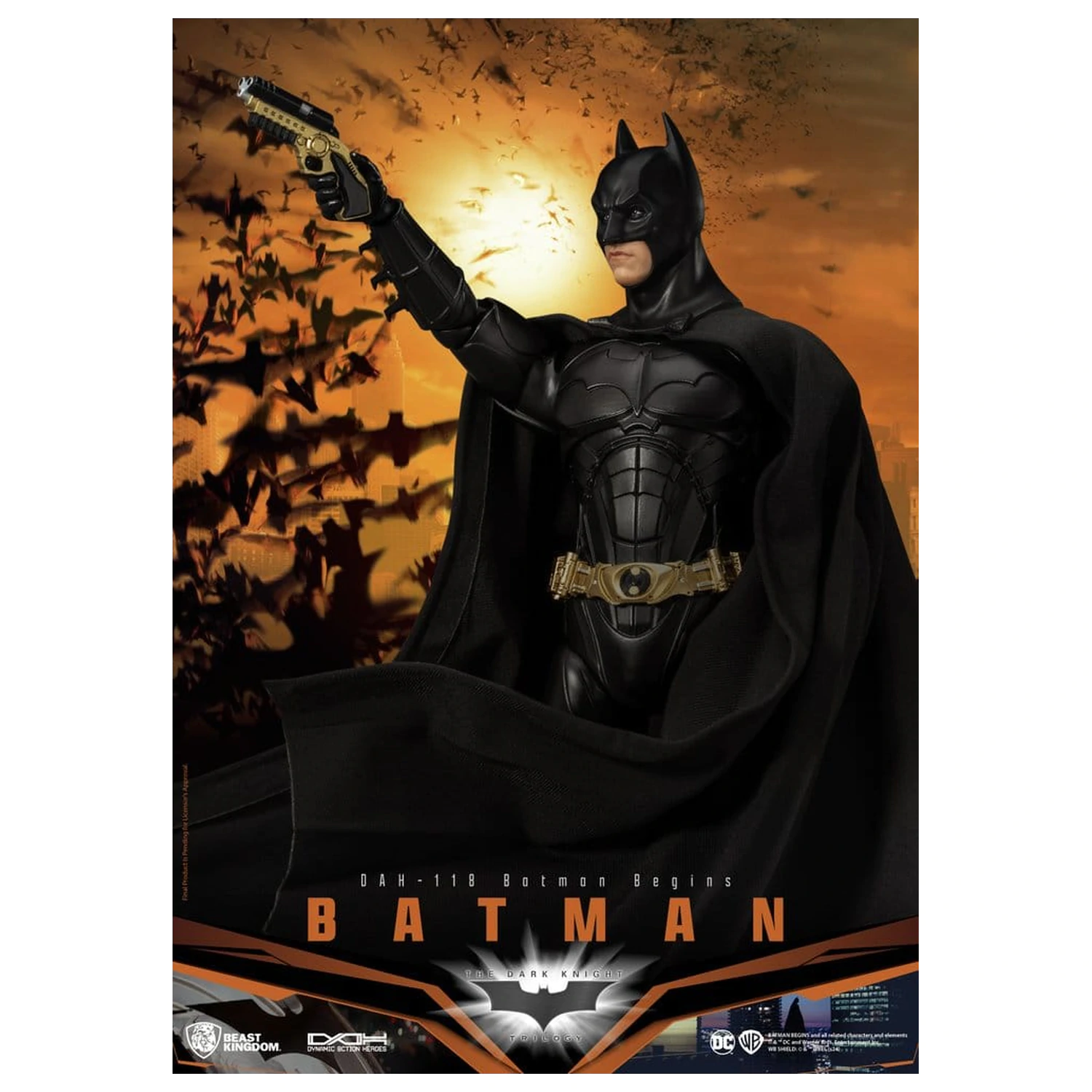 DC Comics Dynamic 8ction Heroes Action Figure Batman (Batman Begins) 21 cm product photo