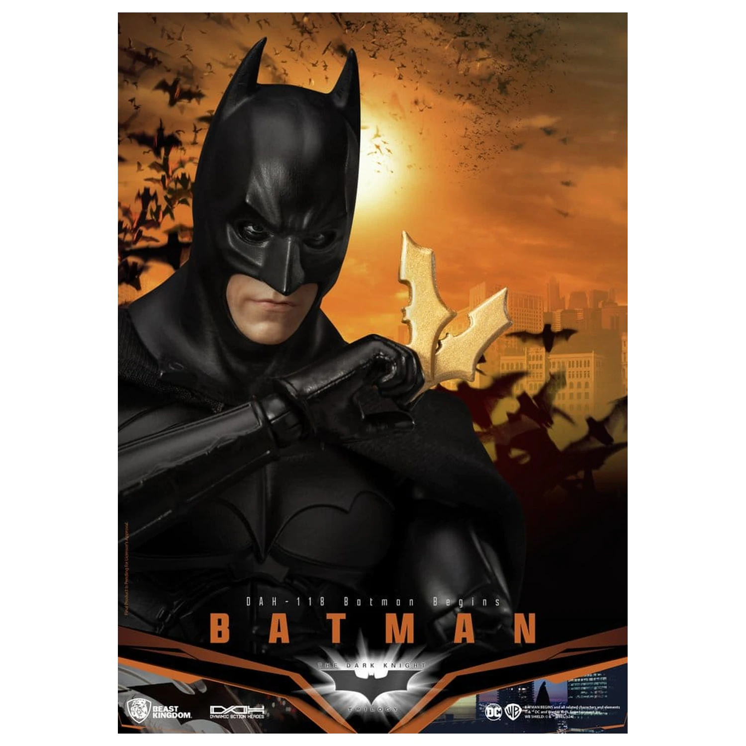 DC Comics Dynamic 8ction Heroes Action Figure Batman (Batman Begins) 21 cm product photo