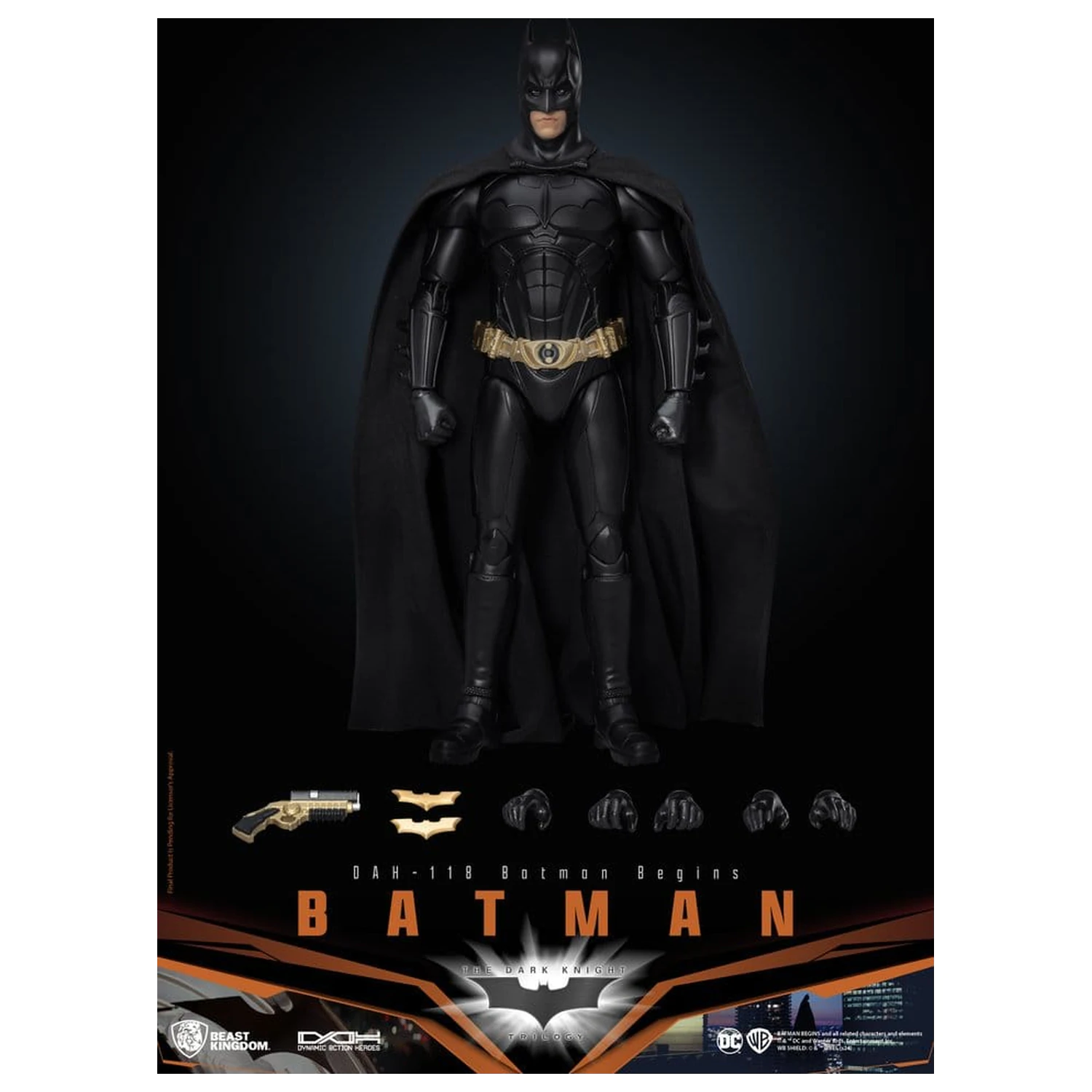DC Comics Dynamic 8ction Heroes Action Figure Batman (Batman Begins) 21 cm product photo