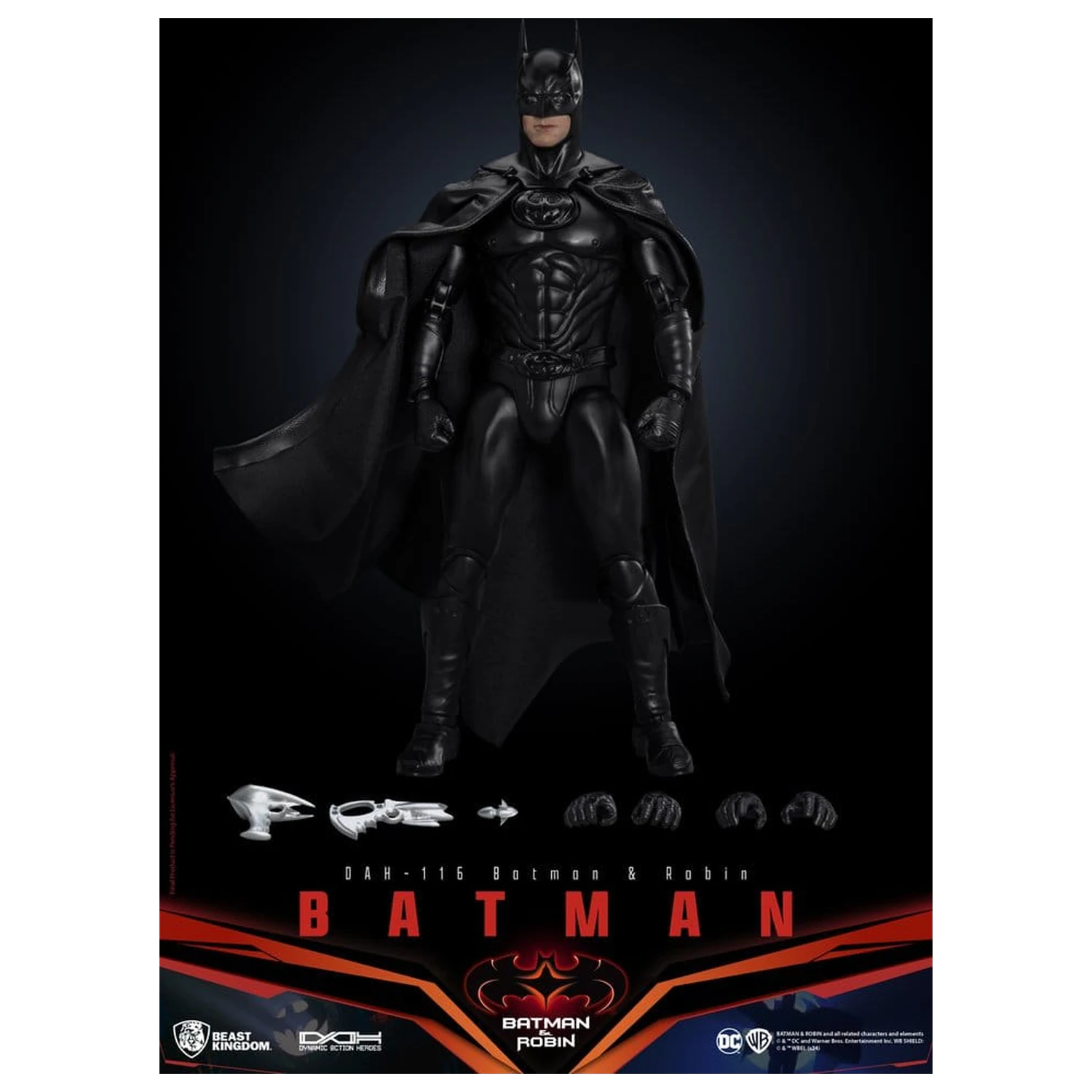 DC Comics Dynamic 8ction Heroes Action Figure Batman (Batman & Robin) 21 cm product photo