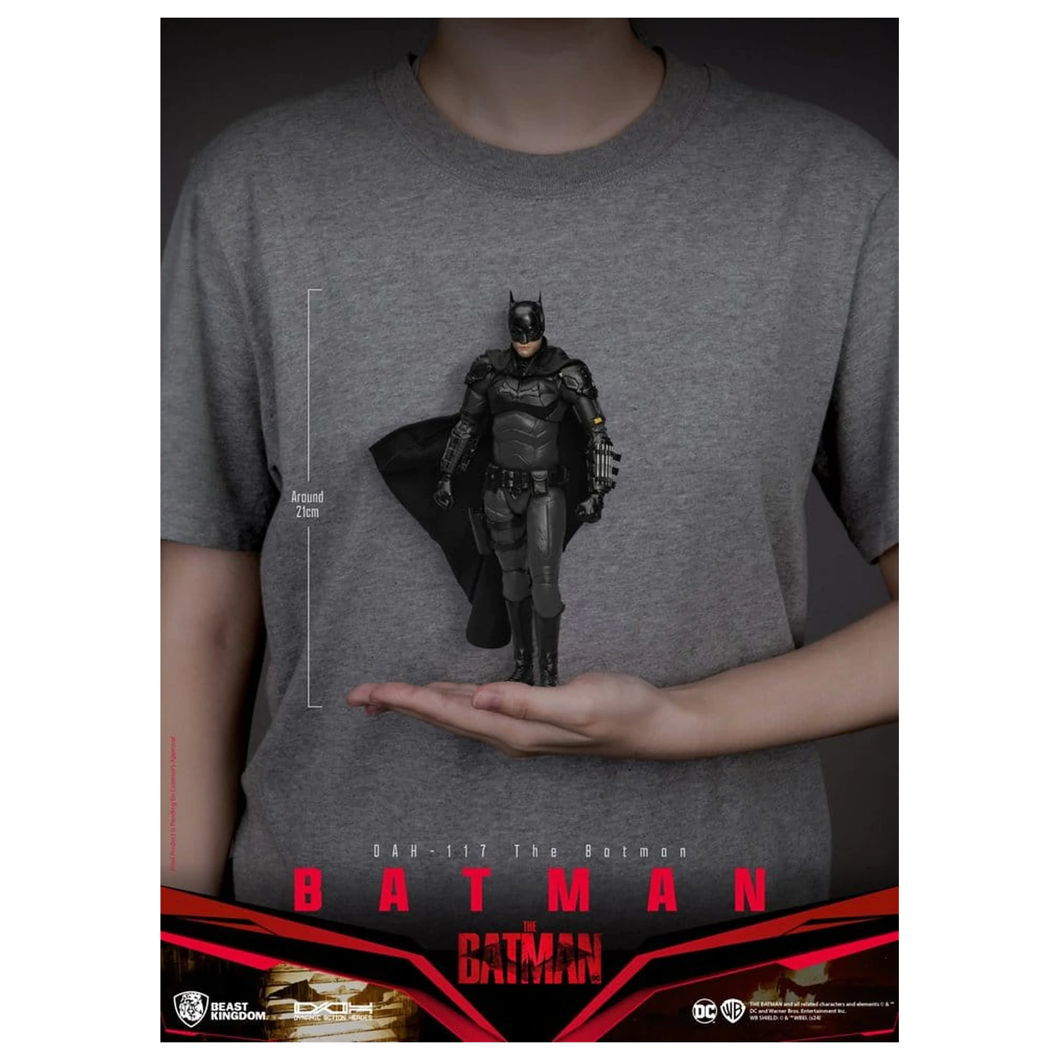 DC Comics Dynamic 8ction Heroes Action Figure Batman (The Batman) 21 cm product photo