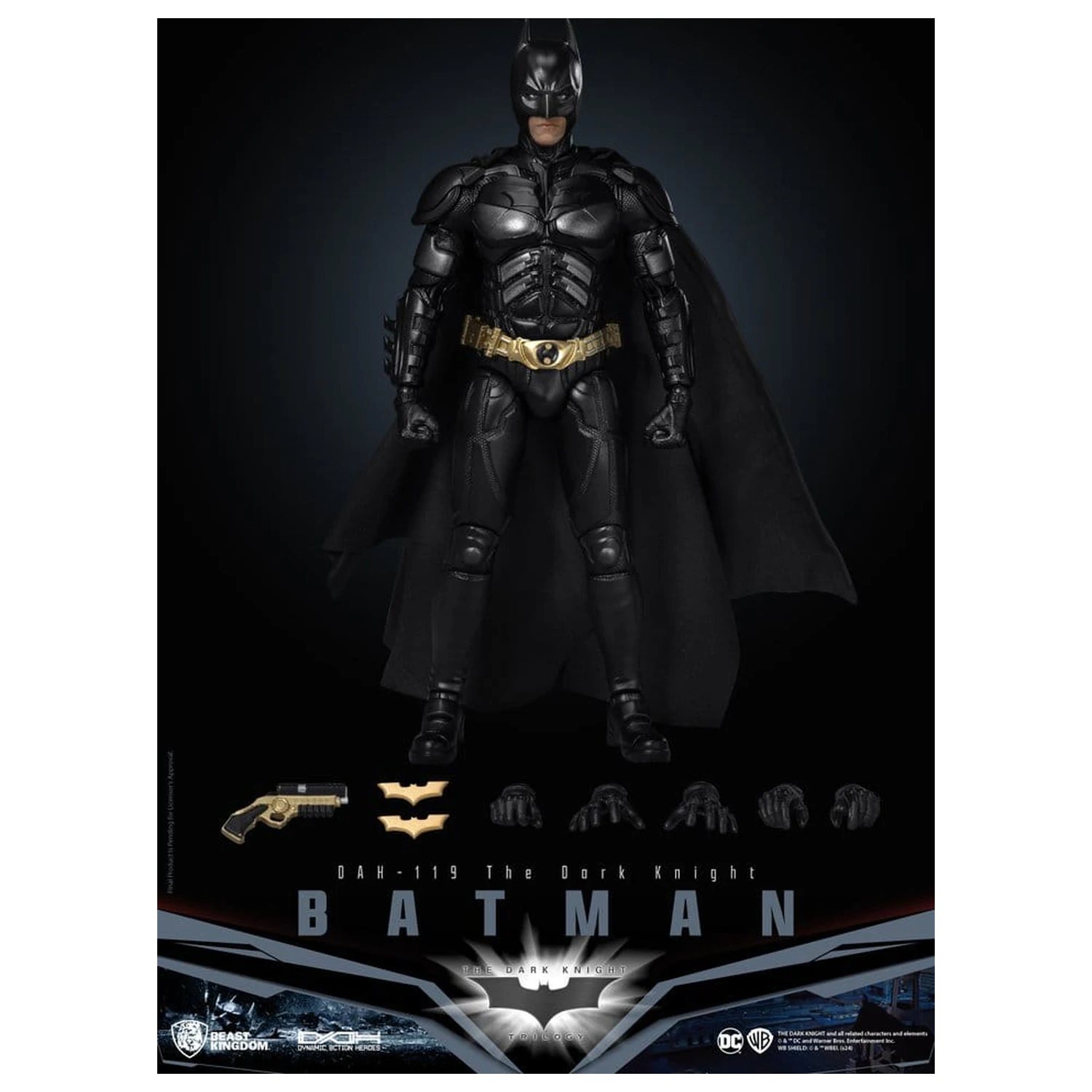DC Comics Dynamic 8ction Heroes Action Figure Batman (The Dark Knight) 21 cm product photo