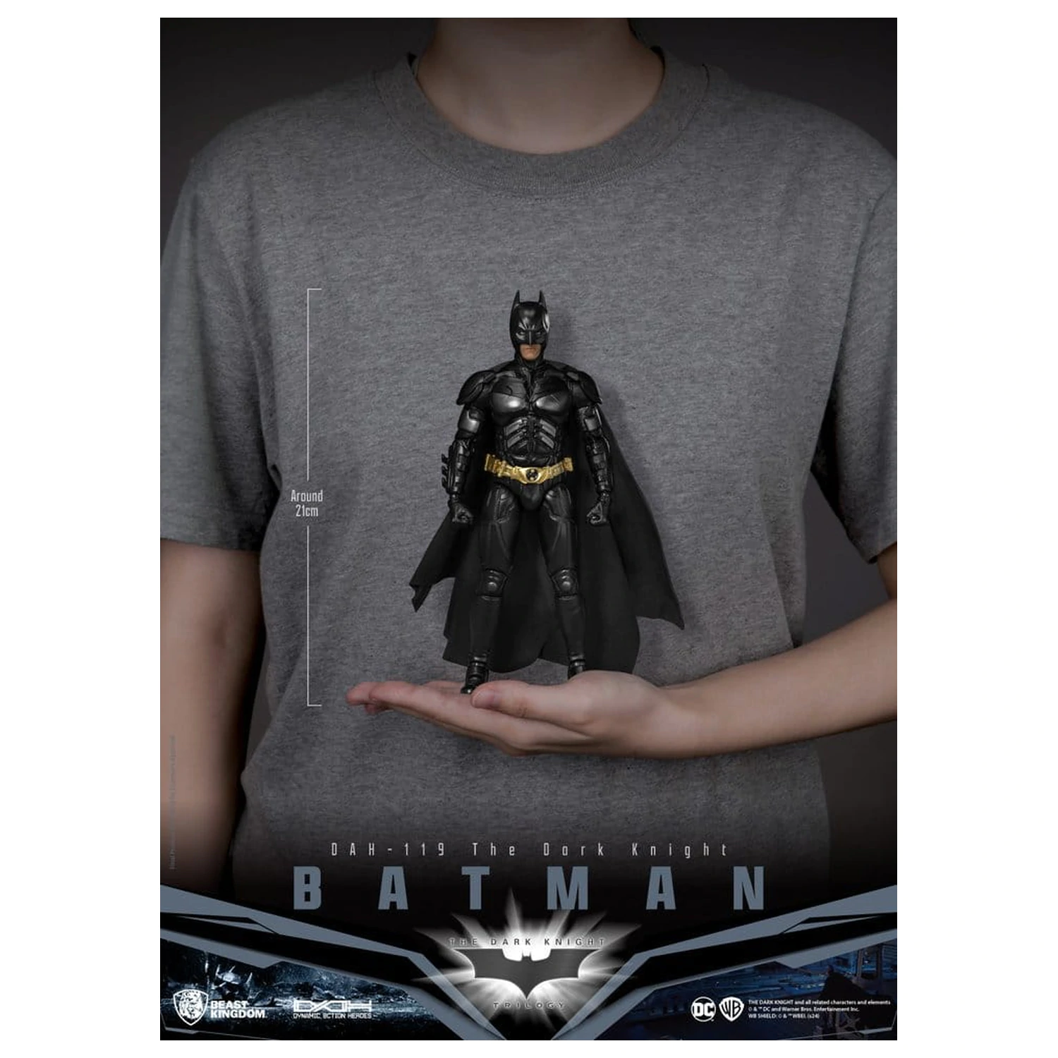 DC Comics Dynamic 8ction Heroes Action Figure Batman (The Dark Knight) 21 cm product photo