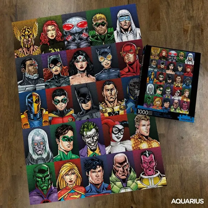 DC Comics Jigsaw Puzzle Faces (1000 pieces) product photo