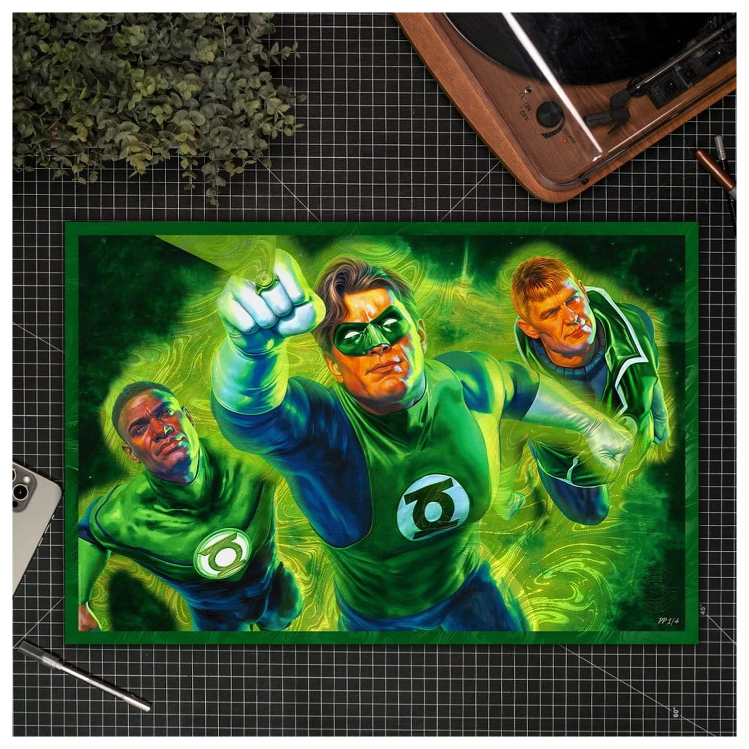 DC Comics Fine Art Print Green Lantern 61 x 41 cm - unframed product photo