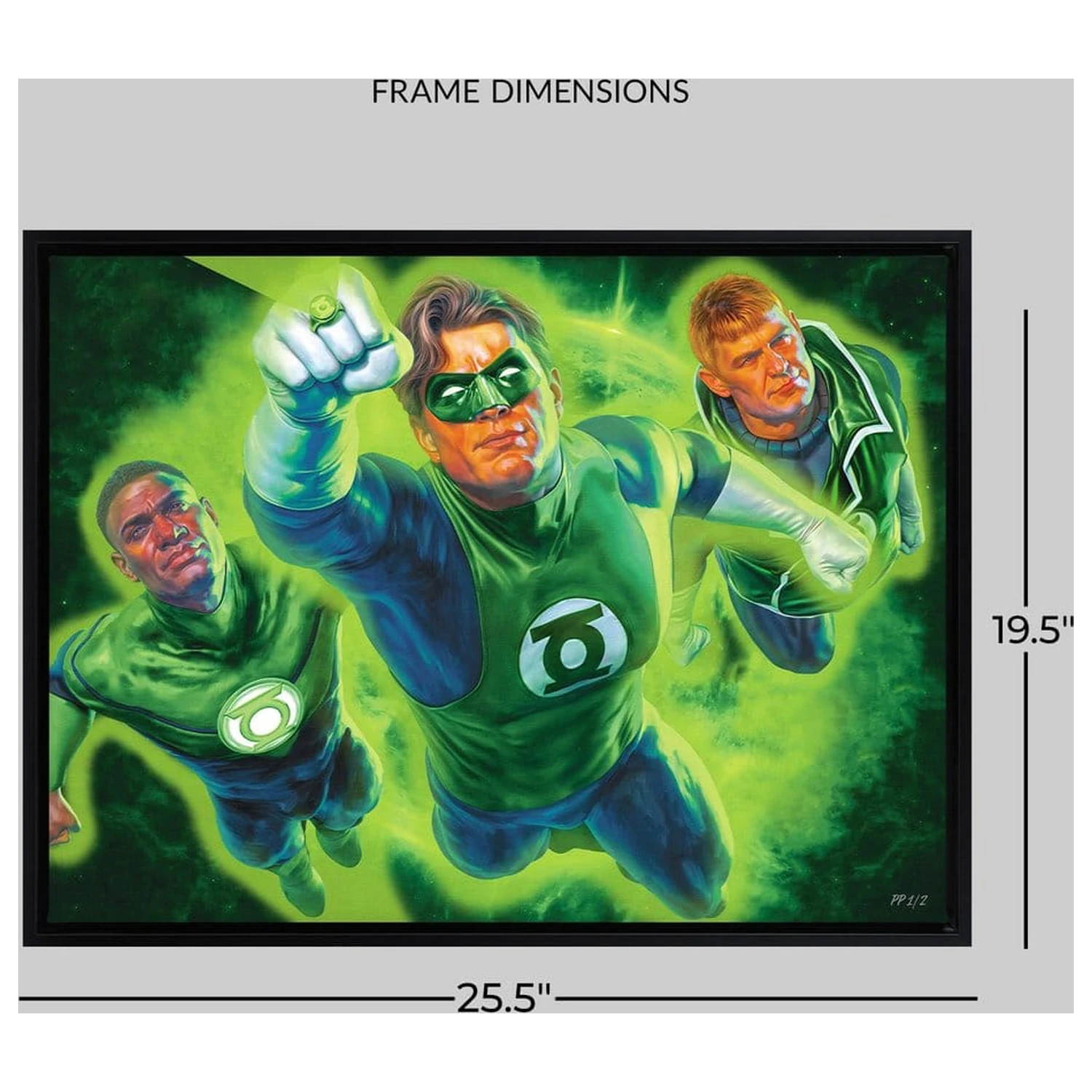 DC Comics Fine Art Print Green Lantern 61 x 41 cm - unframed product photo