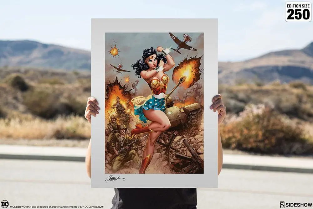 DC Comics Fine Art Print Wonder Woman #750: WWII 46 x 61 cm - unframed product photo
