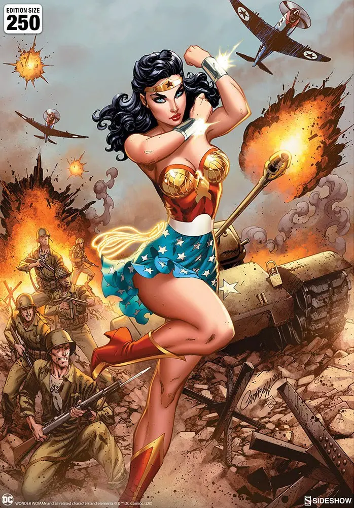 DC Comics Fine Art Print Wonder Woman #750: WWII 46 x 61 cm - unframed product photo