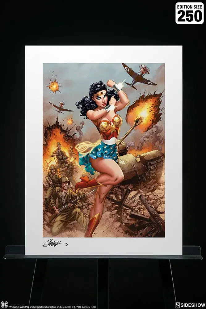 DC Comics Fine Art Print Wonder Woman #750: WWII 46 x 61 cm - unframed product photo