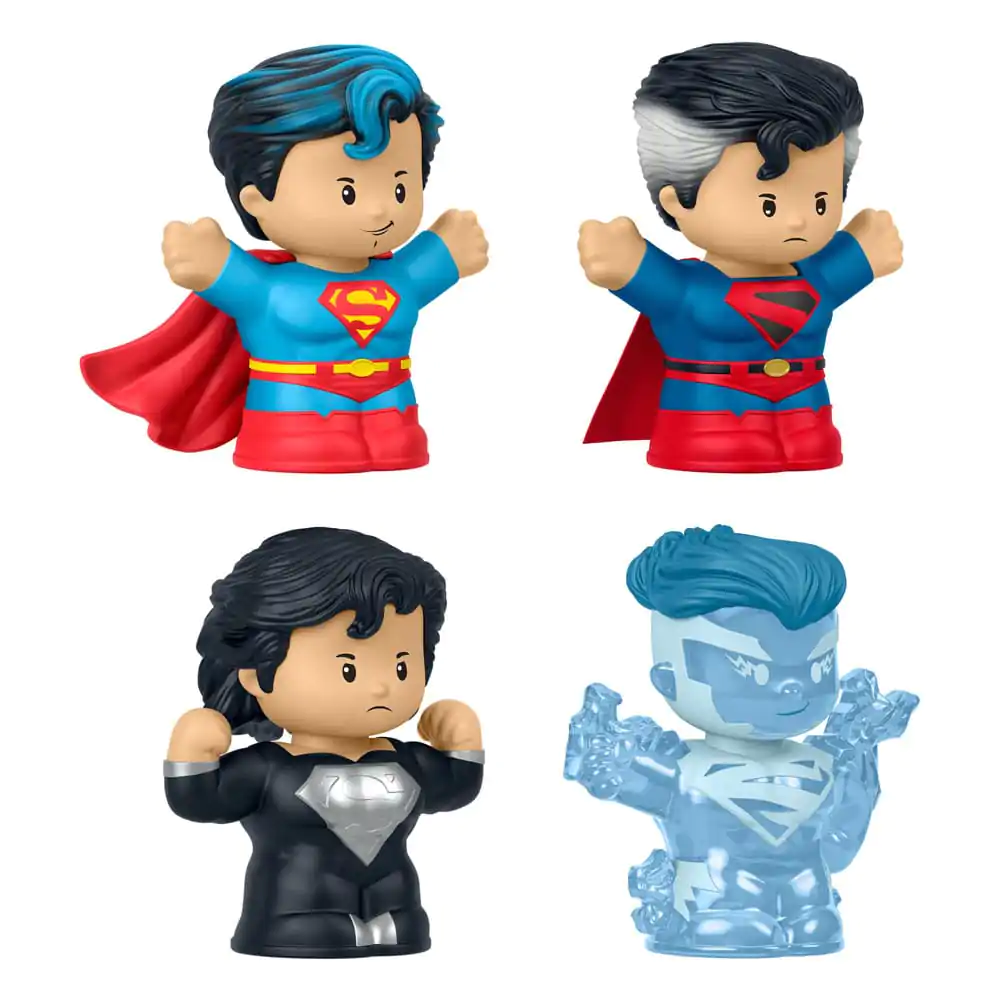 DC Comics Fisher-Price Little People Collector Mini Figures 4-Pack Superman: Through the Ages 7 cm product photo