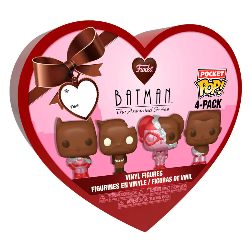 DC Valentines Pocket POP! Vinyl Figure 4-Pack Choc 4 cm termékfotó