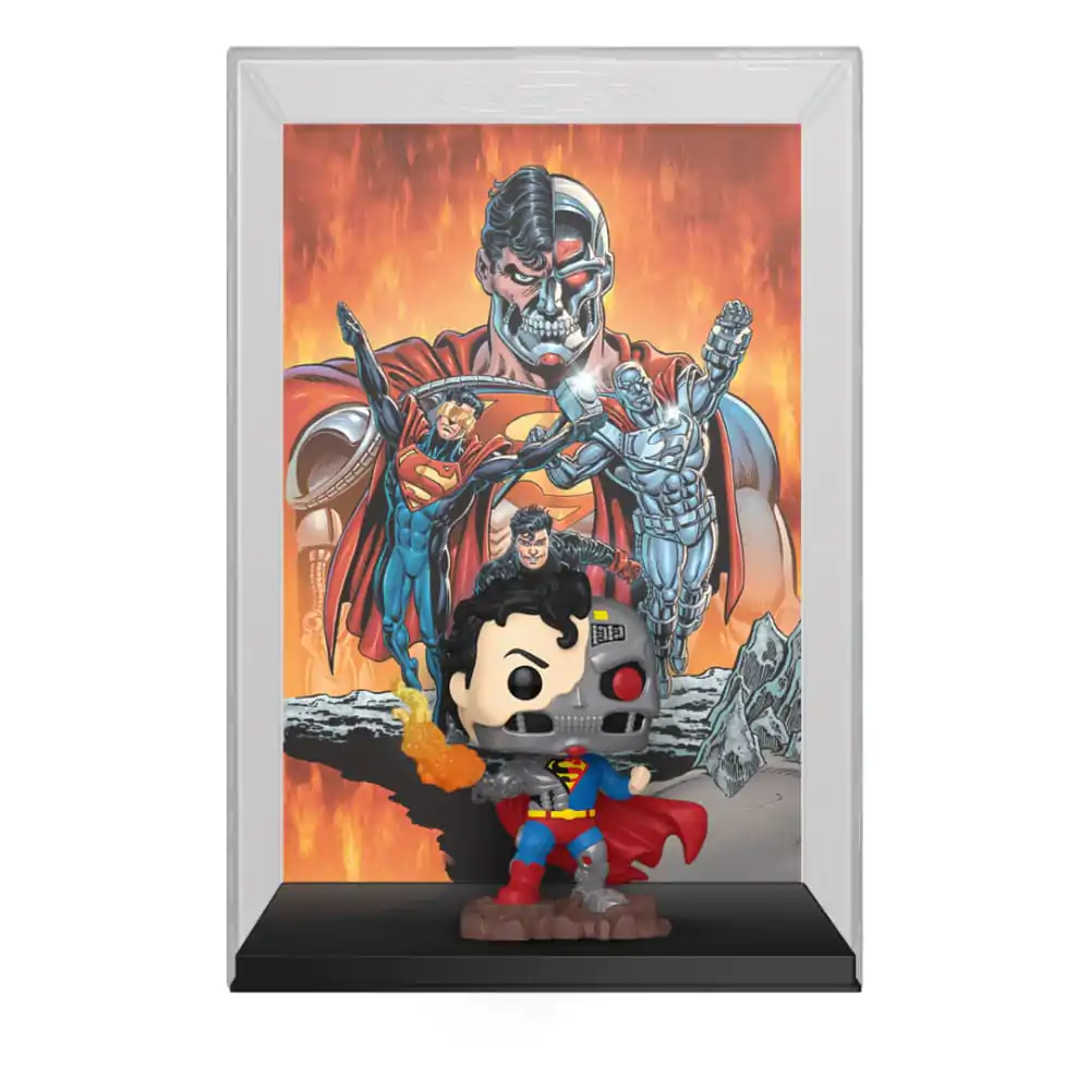 DC Comics Funko POP! Comic Cover Vinyl Figure Cyborg Superman 9 cm termékfotó