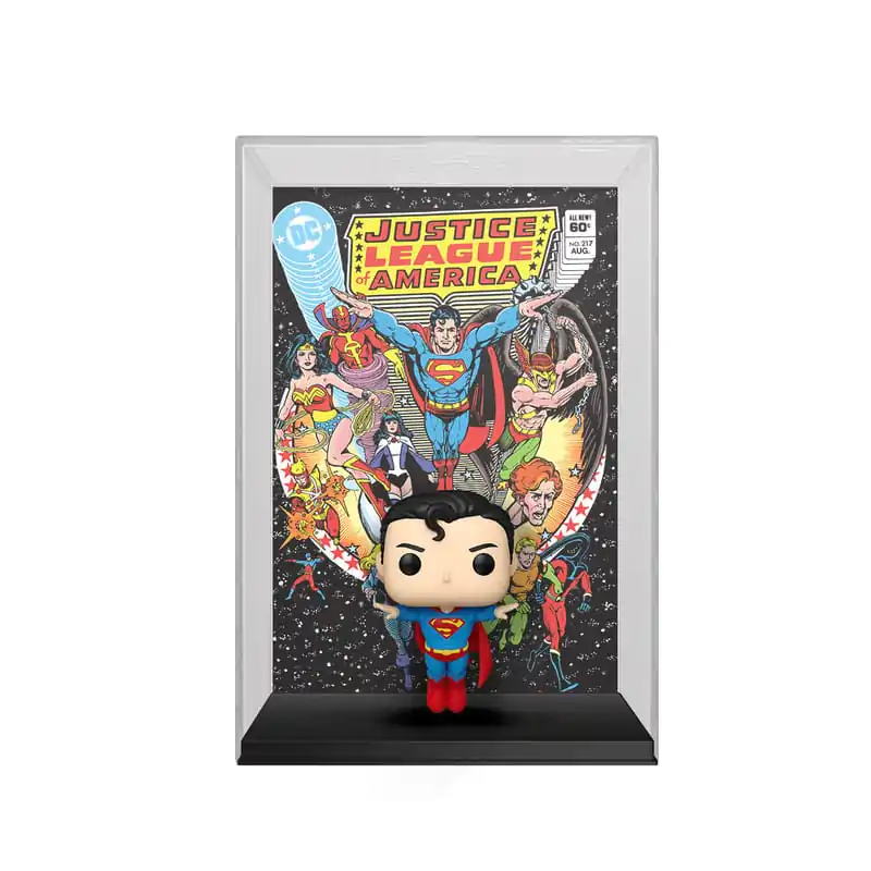 DC Comics Funko POP! Comic Cover Vinyl Figure Justice League of America Superman 9 cm product photo