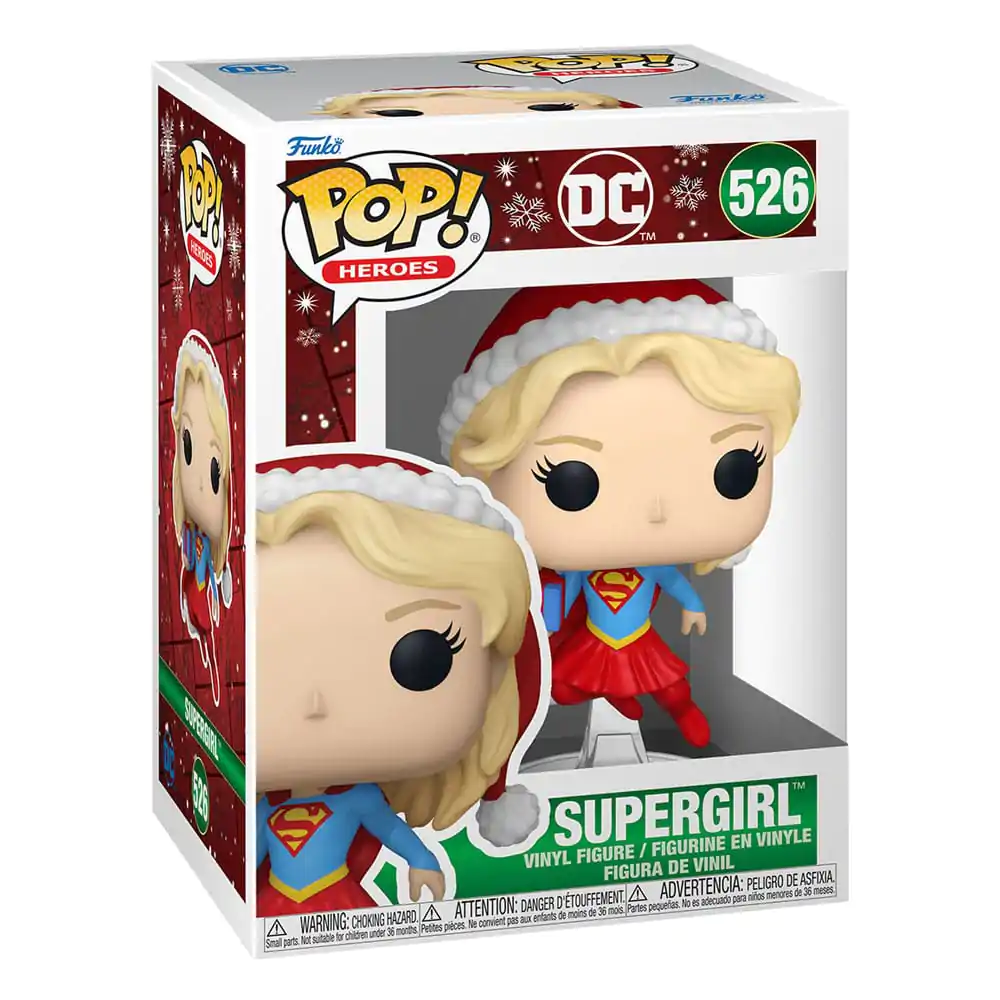 DC Comics Funko POP! Heroes Vinyl figure Holiday '24- Supergirl 9 cm product photo