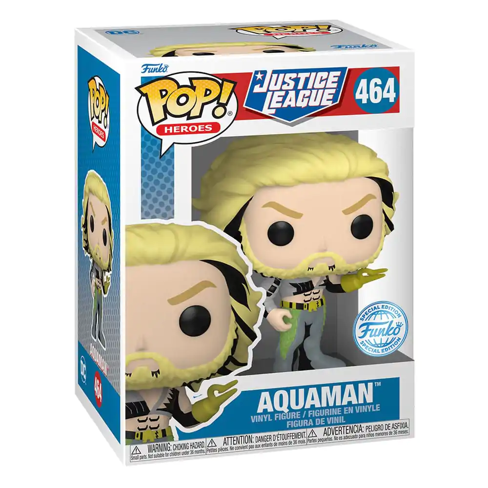 DC Comics POP! Heroes Vinyl Figure JL Comic - Aquaman 9 cm termékfotó