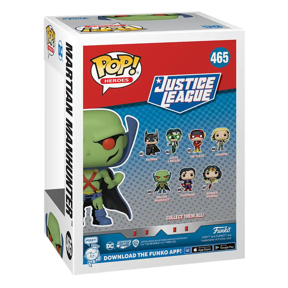 DC Comics POP! Heroes Vinyl Figure JL Comic - Martian Manhunter 9 cm termékfotó