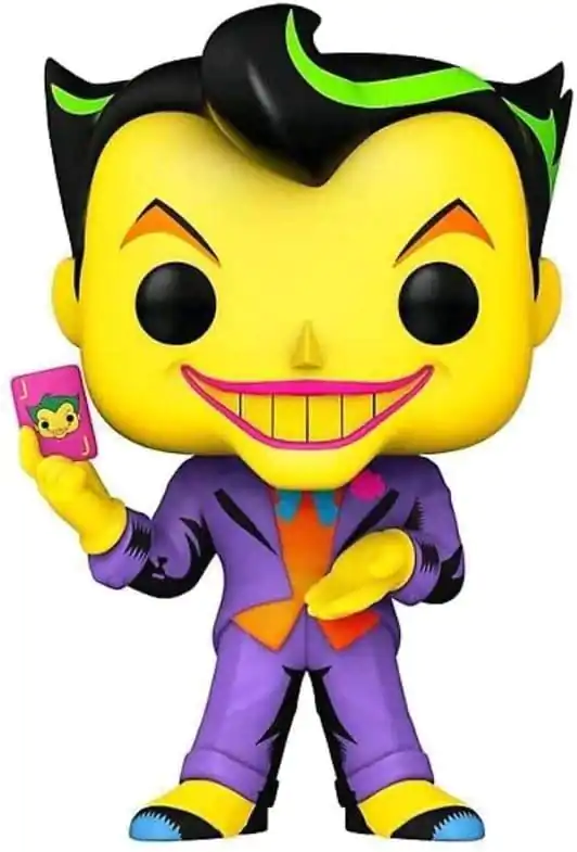 DC Comics Funko POP! Heroes Vinyl figure Joker (Black Light) 9 cm product photo