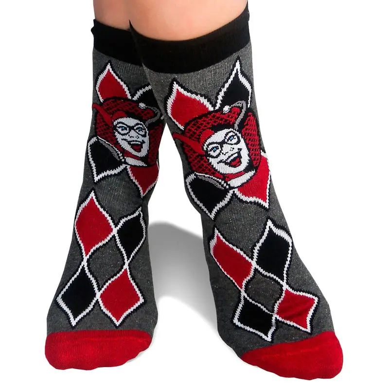 DC Comics Harley Quinn 2 pack assorted socks product photo