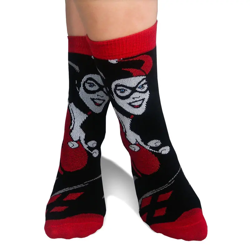 DC Comics Harley Quinn 2 pack assorted socks product photo
