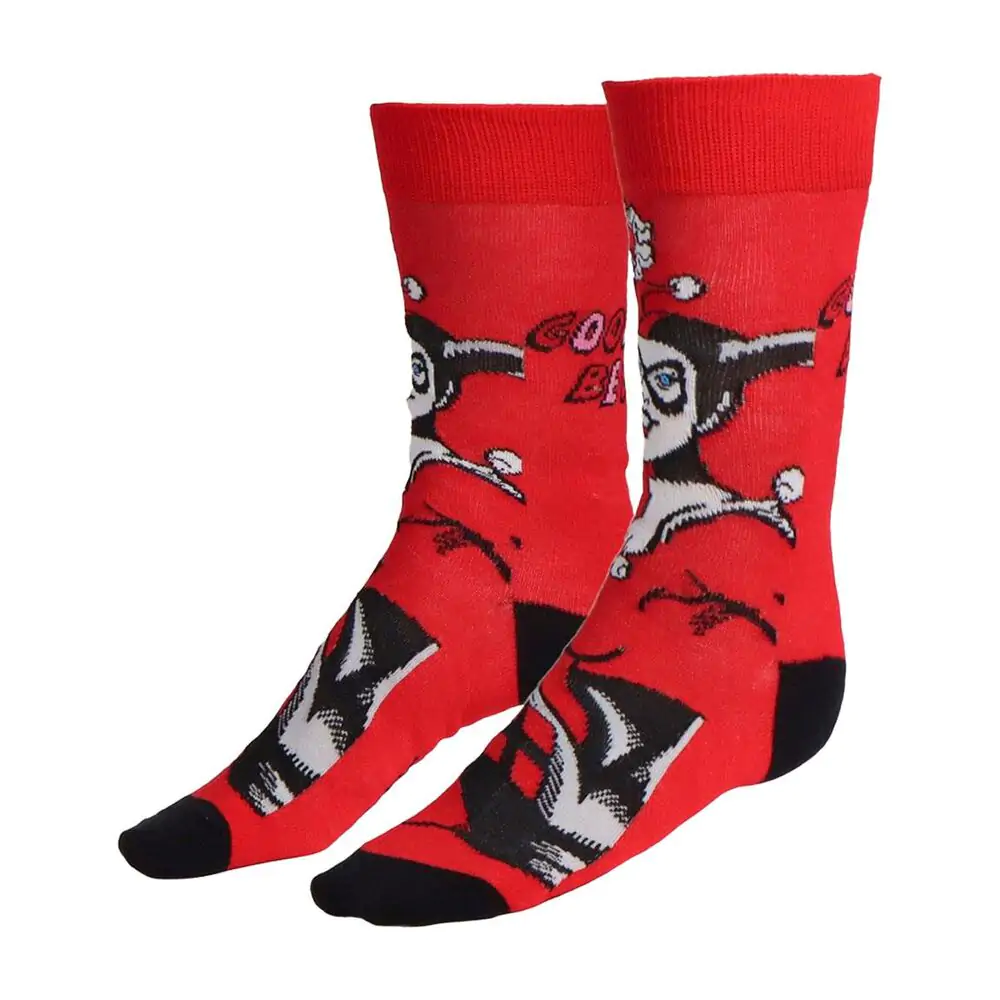 DC Comics Harley Quinn pack 3 adult socks product photo