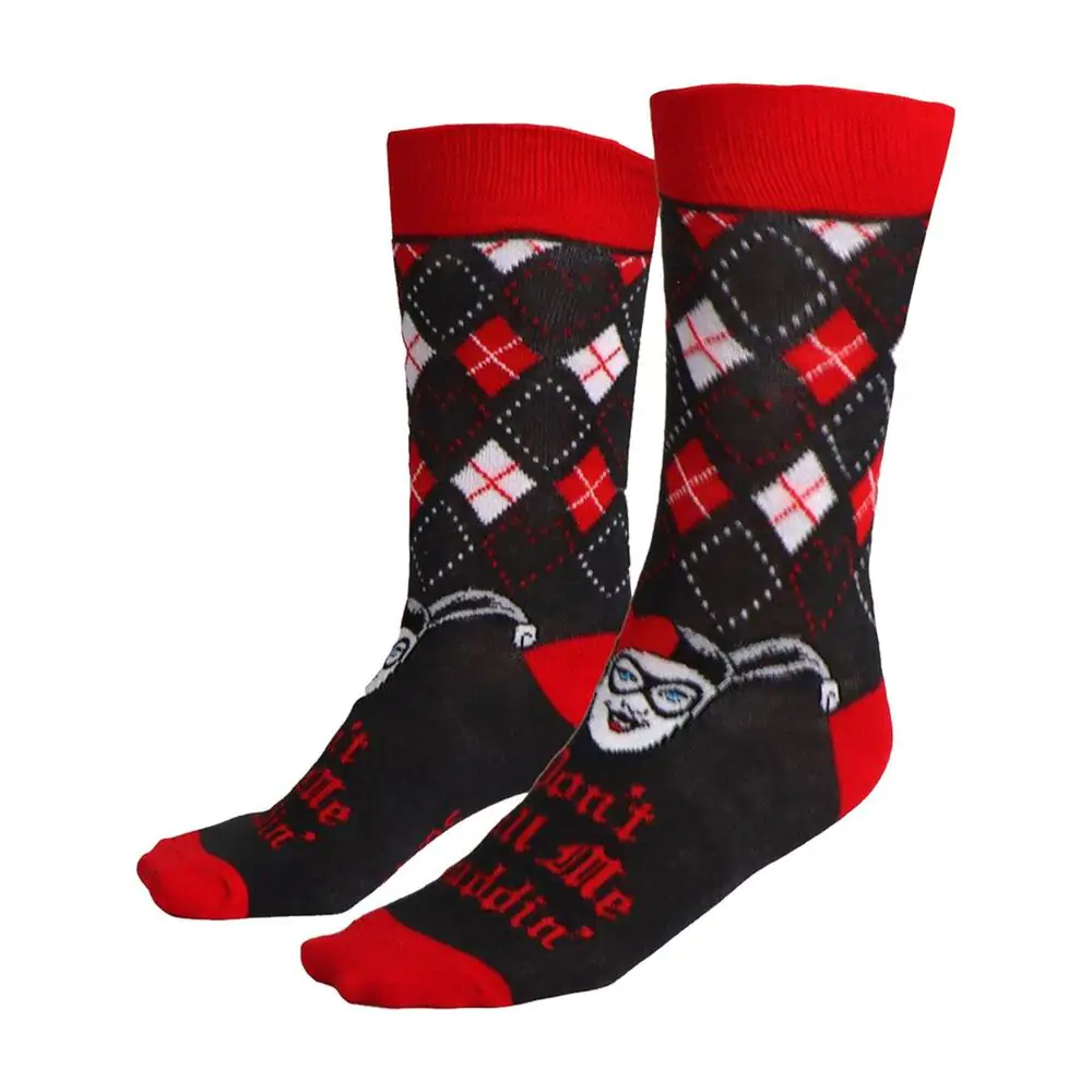 DC Comics Harley Quinn pack 3 adult socks product photo
