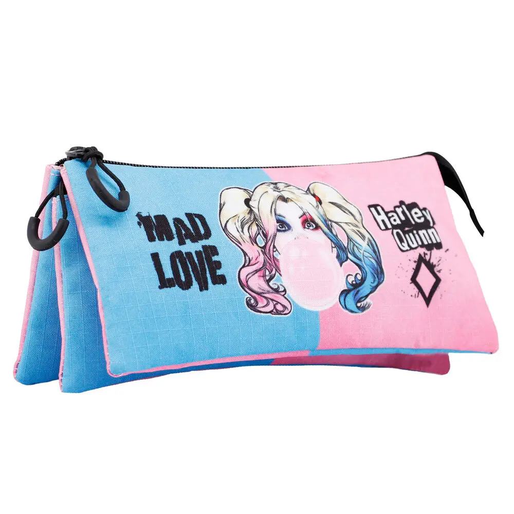 DC Comics Harley Quinn Bad Girl triple pencil case product photo