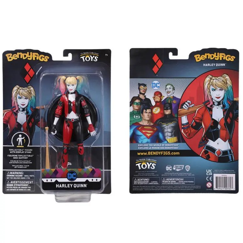 DC Comics Bendyfigs Bendable Figure Harley Quinn Rebirth 19 cm termékfotó