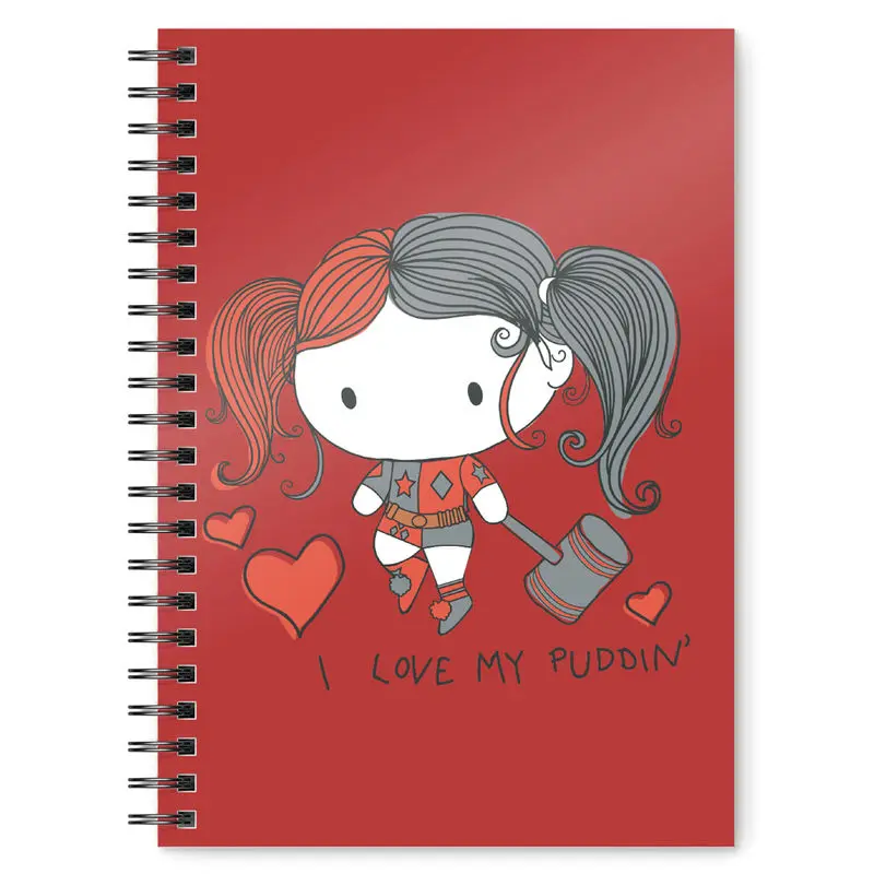 DC Comics Notebook Harley Quinn Chibi Puddin product photo